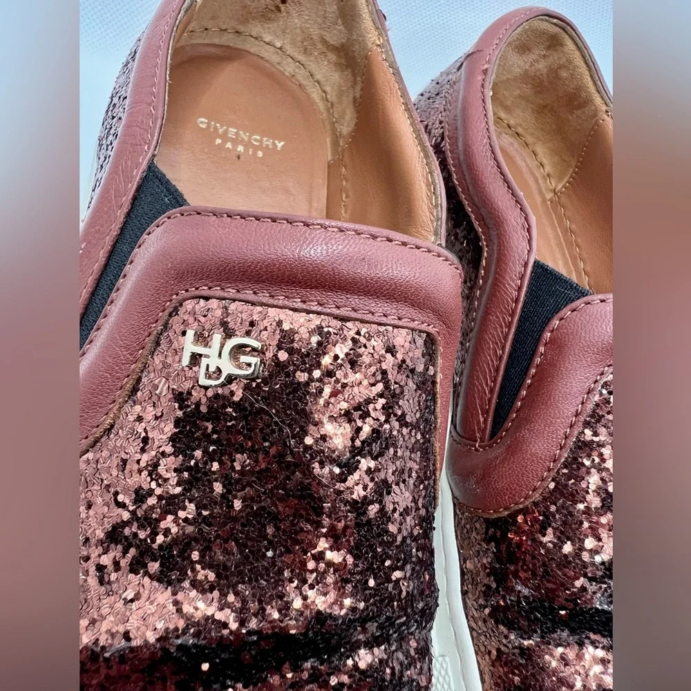 Super cute Shiny Glitter Slip On Givenchy‎ Summer Sneakers Designer Footw…